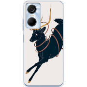 Чехол BoxFace Tecno POP 6 Pro Black Deer