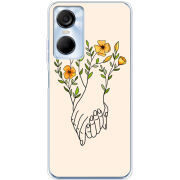 Чехол BoxFace Tecno POP 6 Pro Flower Hands