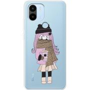 Прозрачный чехол BoxFace Xiaomi Redmi A1 Plus Winter Morning Girl