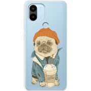 Прозрачный чехол BoxFace Xiaomi Redmi A1 Plus Dog Coffeeman