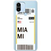 Прозрачный чехол BoxFace Xiaomi Redmi A1 Plus Ticket Miami