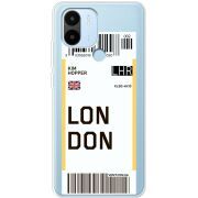 Прозрачный чехол BoxFace Xiaomi Redmi A1 Plus Ticket London