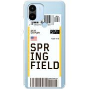 Прозрачный чехол BoxFace Xiaomi Redmi A1 Plus Ticket Springfield