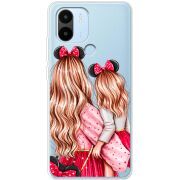 Прозрачный чехол BoxFace Xiaomi Redmi A1 Plus Mouse Girls