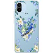 Прозрачный чехол BoxFace Xiaomi Redmi A1 Plus Spring Bird
