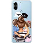 Прозрачный чехол BoxFace Xiaomi Redmi A1 Plus Super Mama