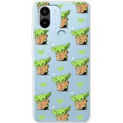 Прозрачный чехол BoxFace Xiaomi Redmi A1 Plus Pattern Baby Yoda