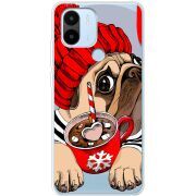 Прозрачный чехол BoxFace Xiaomi Redmi A1 Plus Winter Puggy