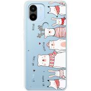 Прозрачный чехол BoxFace Xiaomi Redmi A1 Plus The Friendly Beasts