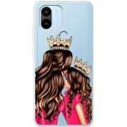 Прозрачный чехол BoxFace Xiaomi Redmi A1 Plus Queen and Princess