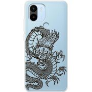 Прозрачный чехол BoxFace Xiaomi Redmi A1 Plus Chinese Dragon