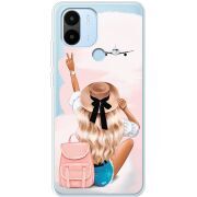 Прозрачный чехол BoxFace Xiaomi Redmi A1 Plus Travel Girl