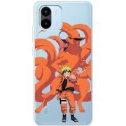 Прозрачный чехол BoxFace Xiaomi Redmi A1 Plus Naruto and Kurama