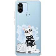 Прозрачный чехол BoxFace Xiaomi Redmi A1 Plus Cat Style