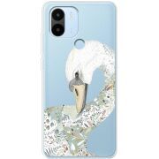 Прозрачный чехол BoxFace Xiaomi Redmi A1 Plus Swan