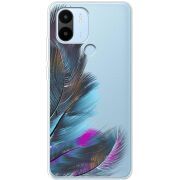 Прозрачный чехол BoxFace Xiaomi Redmi A1 Plus Feathers