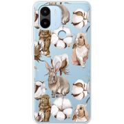 Прозрачный чехол BoxFace Xiaomi Redmi A1 Plus Cotton and Rabbits