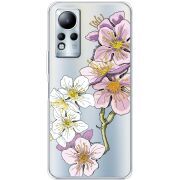 Прозрачный чехол BoxFace Infinix Note 12 Cherry Blossom