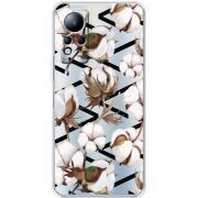 Прозрачный чехол BoxFace Infinix Note 12 Cotton flowers