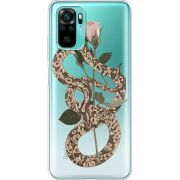 Прозрачный чехол BoxFace Xiaomi Poco M5s Glamor Snake