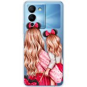 Прозрачный чехол BoxFace Infinix Note 12 (G96) Mouse Girls