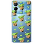 Прозрачный чехол BoxFace Infinix Note 12 (G96) Pattern Baby Yoda