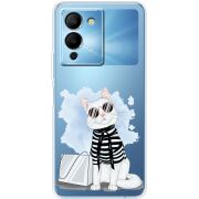 Прозрачный чехол BoxFace Infinix Note 12 (G96) Cat Style