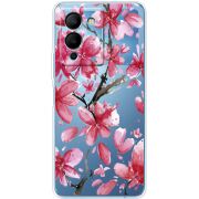 Прозрачный чехол BoxFace Infinix Note 12 (G96) Pink Magnolia