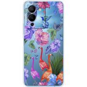 Прозрачный чехол BoxFace Infinix Note 12 (G96) Flamingo