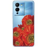 Прозрачный чехол BoxFace Infinix Note 12 (G96) Red Poppies