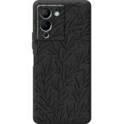 Черный чехол BoxFace Infinix Note 12 (G96) Leaves