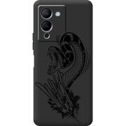 Черный чехол BoxFace Infinix Note 12 (G96) Snake