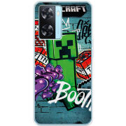 Чехол BoxFace OPPO A77 Minecraft Graffiti