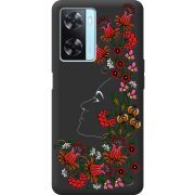 Черный чехол BoxFace OPPO A77 3D Ukrainian Muse