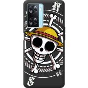 Черный чехол BoxFace OPPO A77 One Piece Компас