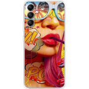 Чехол BoxFace Samsung Galaxy A34 5G (A346) Yellow Girl Pop Art