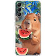Чехол BoxFace Samsung Galaxy A34 5G (A346) Капібара з кавуном