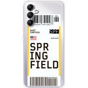 Прозрачный чехол BoxFace Samsung Galaxy A34 5G (A346) Ticket Springfield