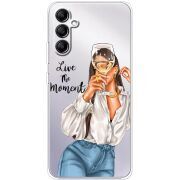 Прозрачный чехол BoxFace Samsung Galaxy A34 5G (A346) Live The Moment