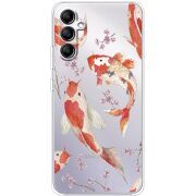 Прозрачный чехол BoxFace Samsung Galaxy A34 5G (A346) Japanese Koi Fish