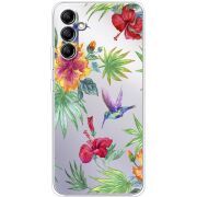 Прозрачный чехол BoxFace Samsung Galaxy A34 5G (A346) Tropical