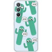 Прозрачный чехол BoxFace Samsung Galaxy A54 5G (A546) с 3D-глазками HIYA