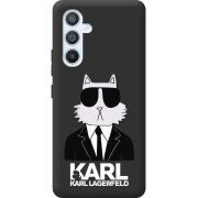 Черный чехол BoxFace Samsung Galaxy A54 5G (A546) Cat in Black