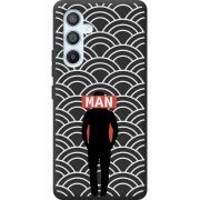 Черный чехол BoxFace Samsung Galaxy A54 5G (A546) Man Pattern