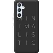 Черный чехол BoxFace Samsung Galaxy A54 5G (A546) Minimalistic