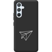 Черный чехол BoxFace Samsung Galaxy A54 5G (A546) Paper Plane