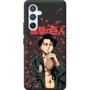 Черный чехол BoxFace Samsung Galaxy A54 5G (A546) Атака Титанов Леви