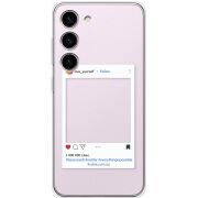 Прозрачный чехол BoxFace Samsung Galaxy S23 (S911) Insta