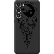 Черный чехол BoxFace Samsung Galaxy S23 Plus (S916) Hugin and Munin