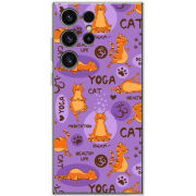 Чехол BoxFace Samsung Galaxy S23 Ultra (S918) Yoga Cat